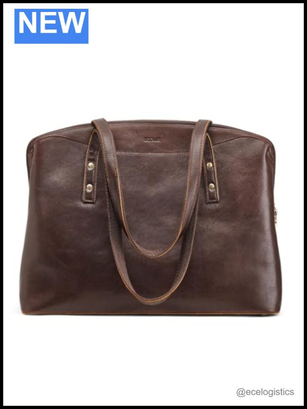 Leather Tote Bag for Women Large Capacity Shoulder Handbag 15.6 Laptop